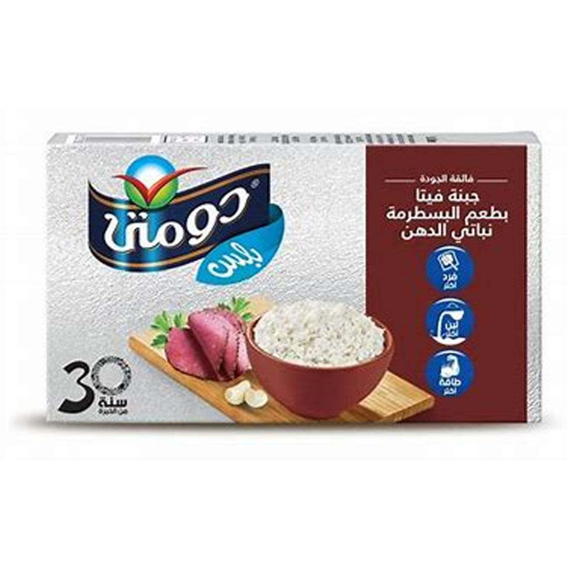 Picture of Domty Feta Cheese Pastrami Tetra Pak 500g