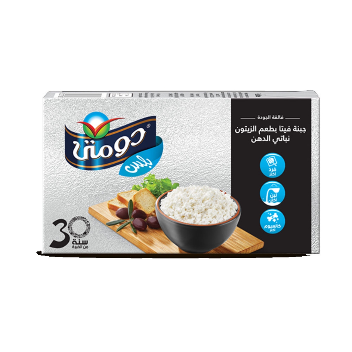 Picture of Domty  Cheese Feta  Olive Plus Tetra Pack 250g