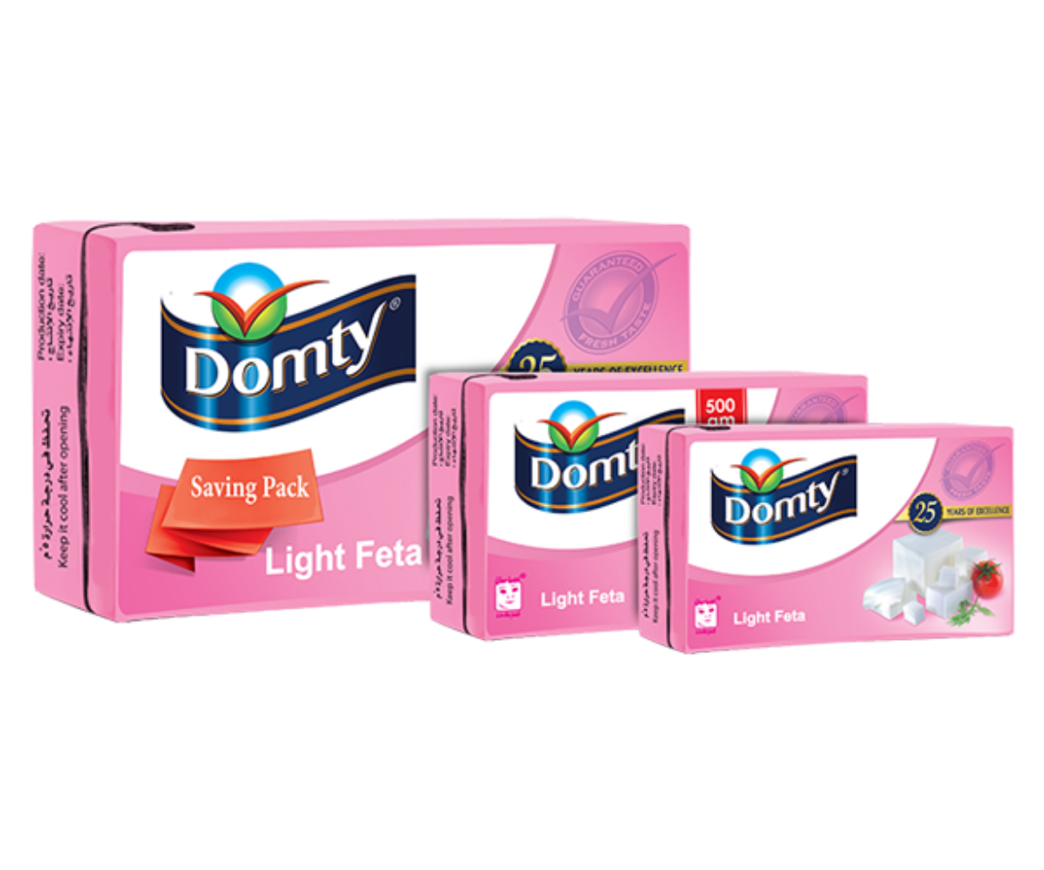 Picture of Domty Cheese Feta  Light Tetra Pack 250g