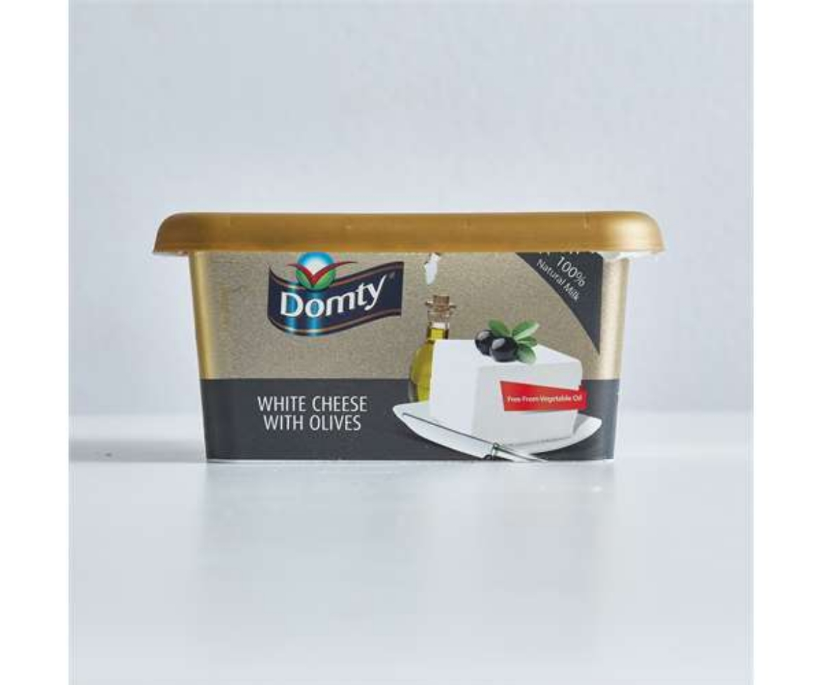 Picture of DomtyCheese  Feta  with olives plastic  450g