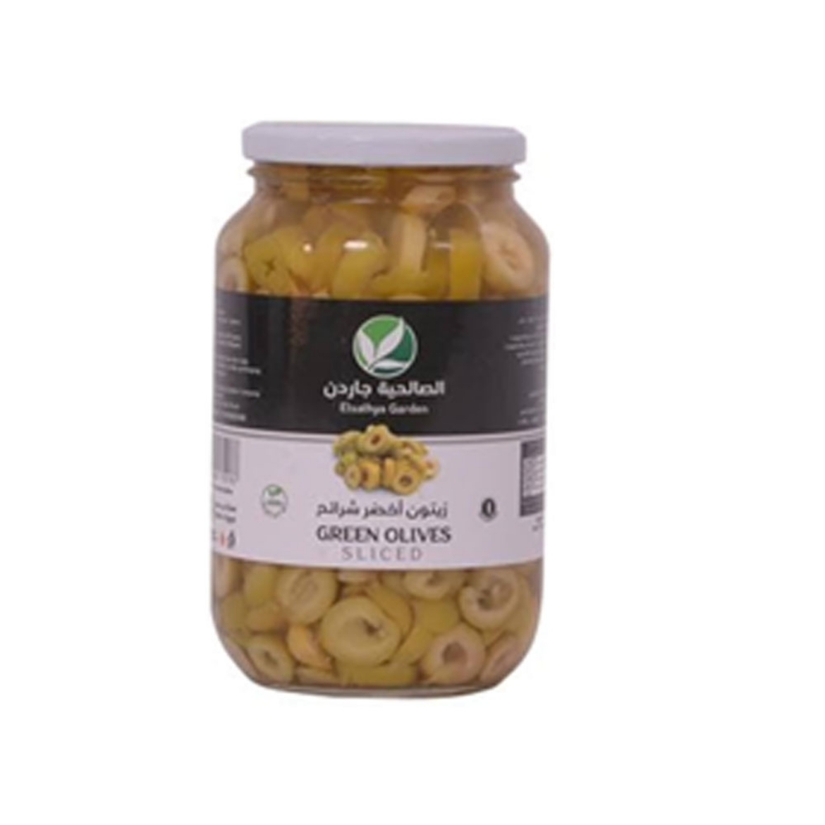 Picture of Al-Salehiya Natural Green Pitted Olives 1 kg