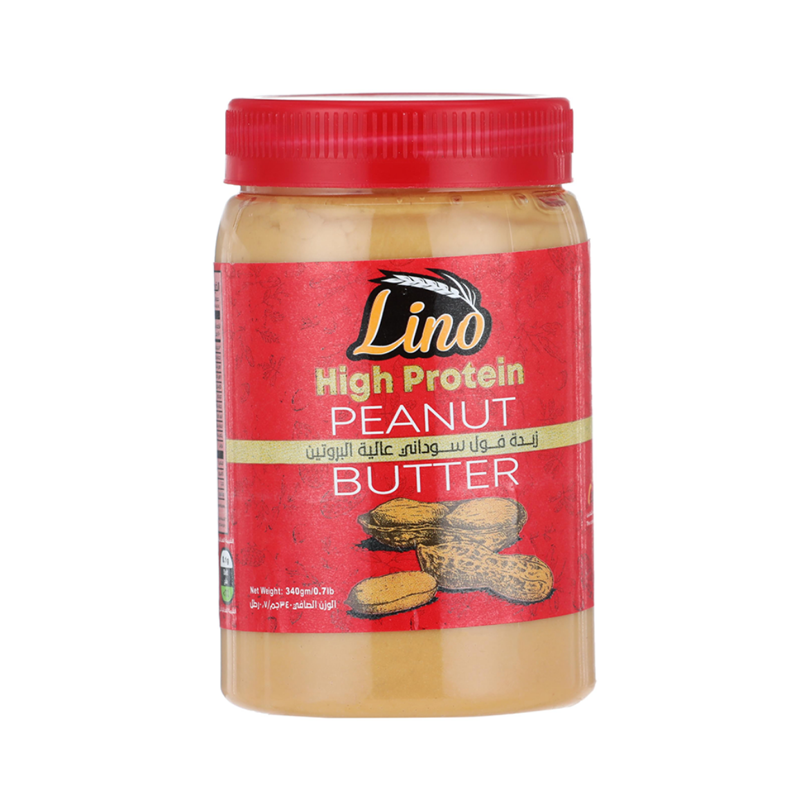 Picture of Lino Peanut Butter High Protein 340g