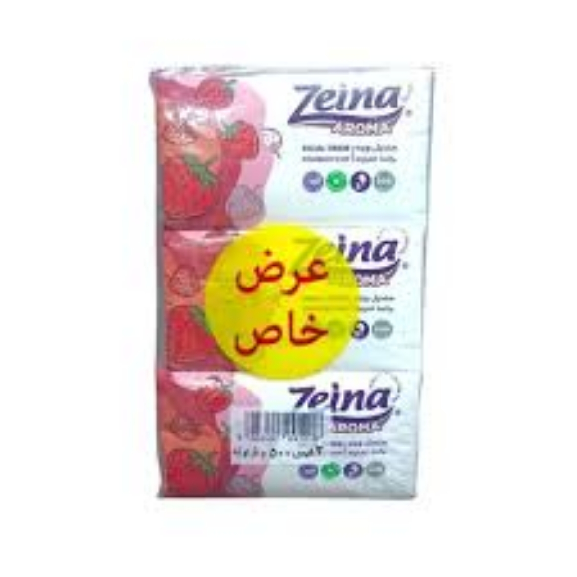 Picture of Zeina Strawberry Fruit Tissues, 500 Tissues, 3 Pcs offer