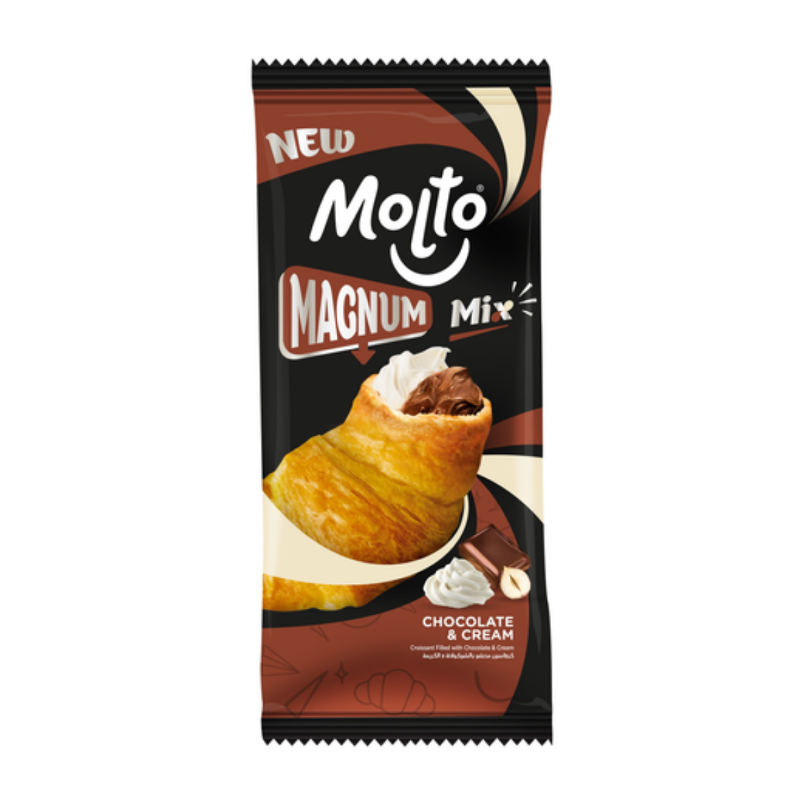 Picture of Molto Magnum Mix Croissant Chocolate and Cream 85g
