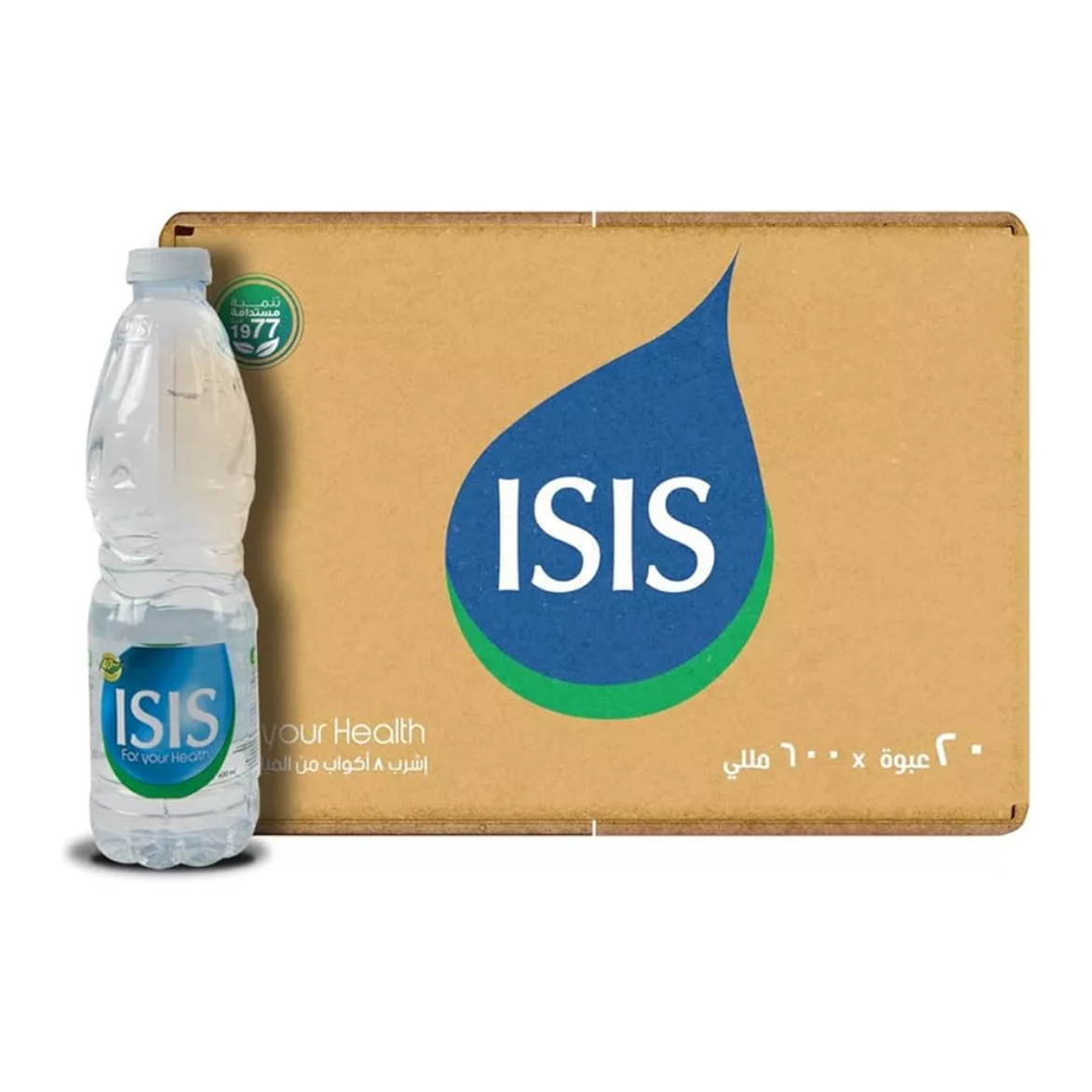 صورة ايزيس مياه معدنية 600مل (ك*20ق)