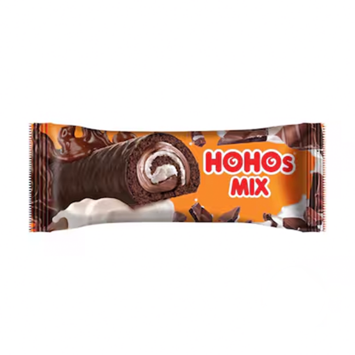 Picture of HoHos Mix Cake Wrapped with Chocolate and Cream