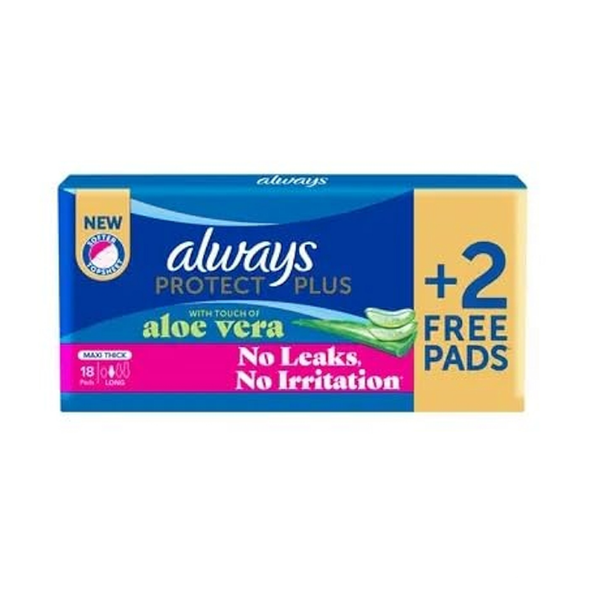 صورة الويز بروتكت بلس دبل طويل 18 فوطة +2 مجانا