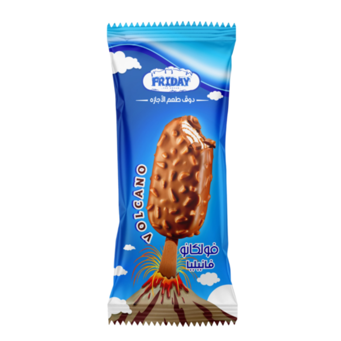 Picture of Friday Ice Cream Volcano Vanilla 90ml