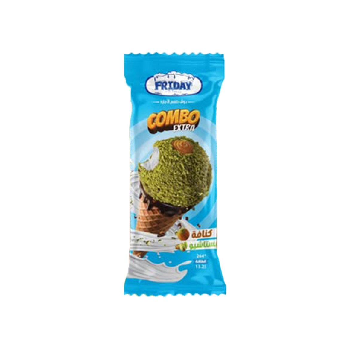 صورة فرايداى ايس كريم كومبو اكسترا كنافه & بستاشيو 120مل