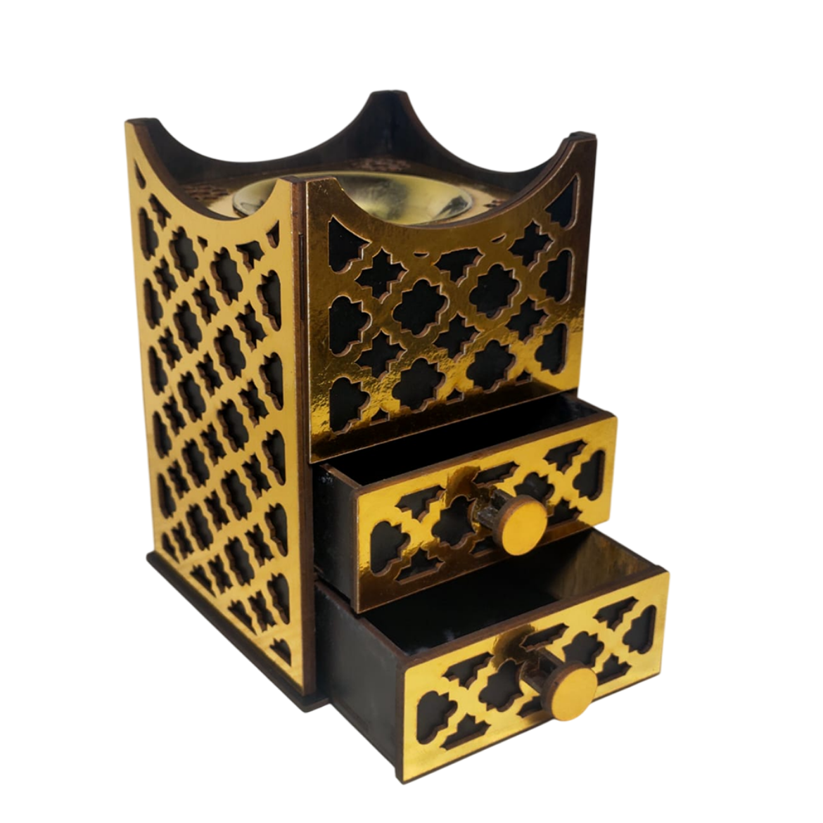 Picture of Royal Andalusian Islamic incense burner, two drawers