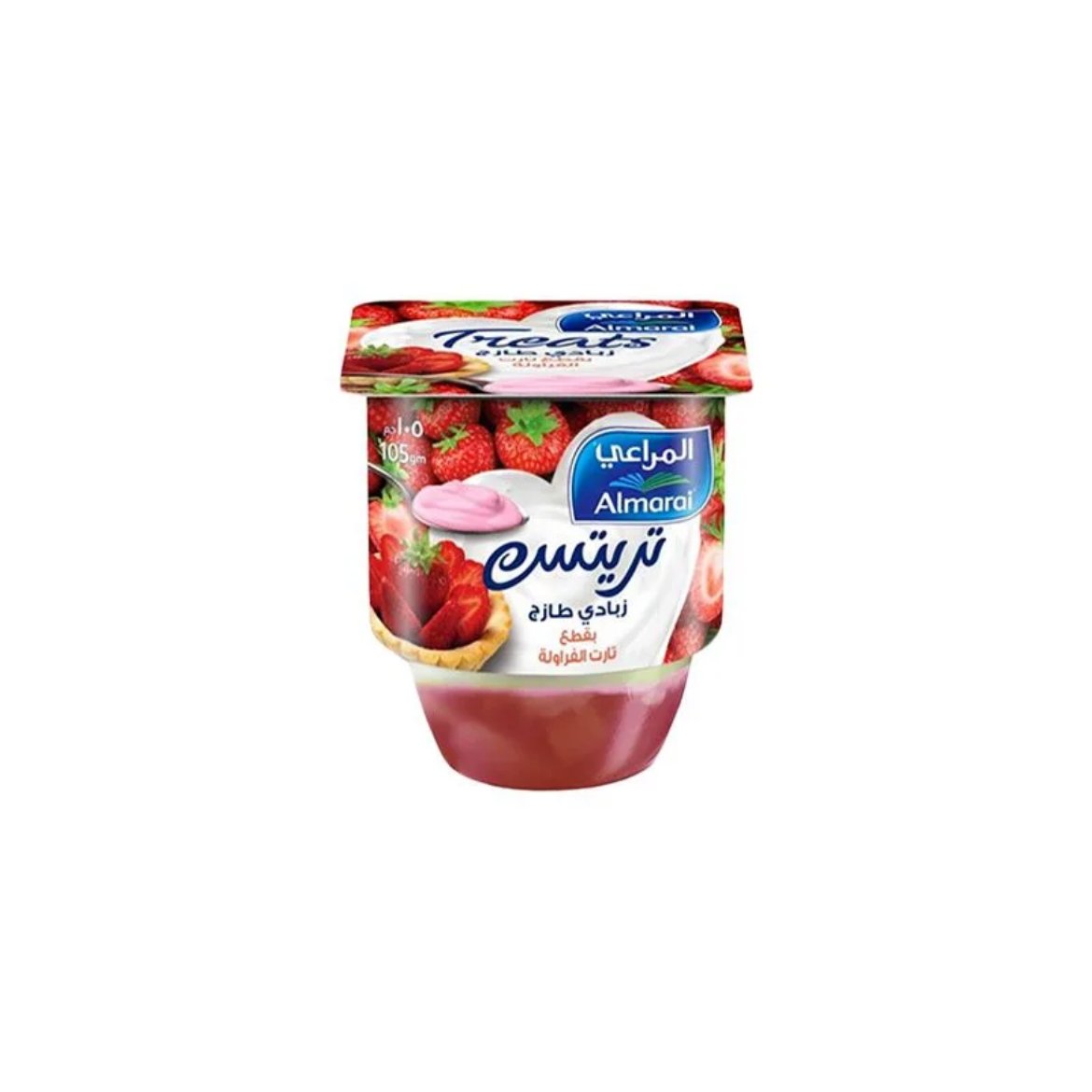 Picture of Almarai Yogurt with Strawberry Pieces 105g