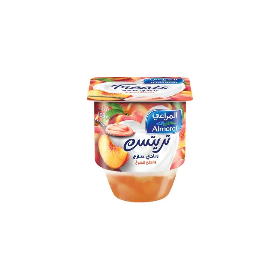 Picture of Almarai Yogurt with Peach Pieces 105g
