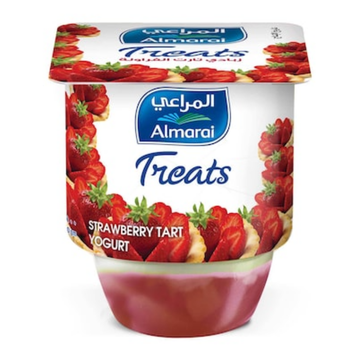 Picture of Almarai Yogurt with Strawberry Tart Pieces 105g