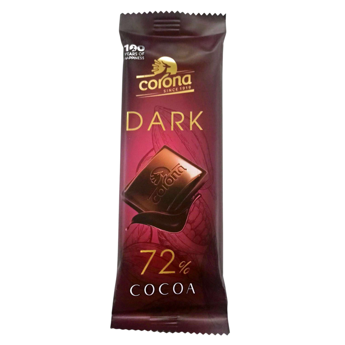 Picture of Corona Dark Chocolate 72% Cocoa King Size