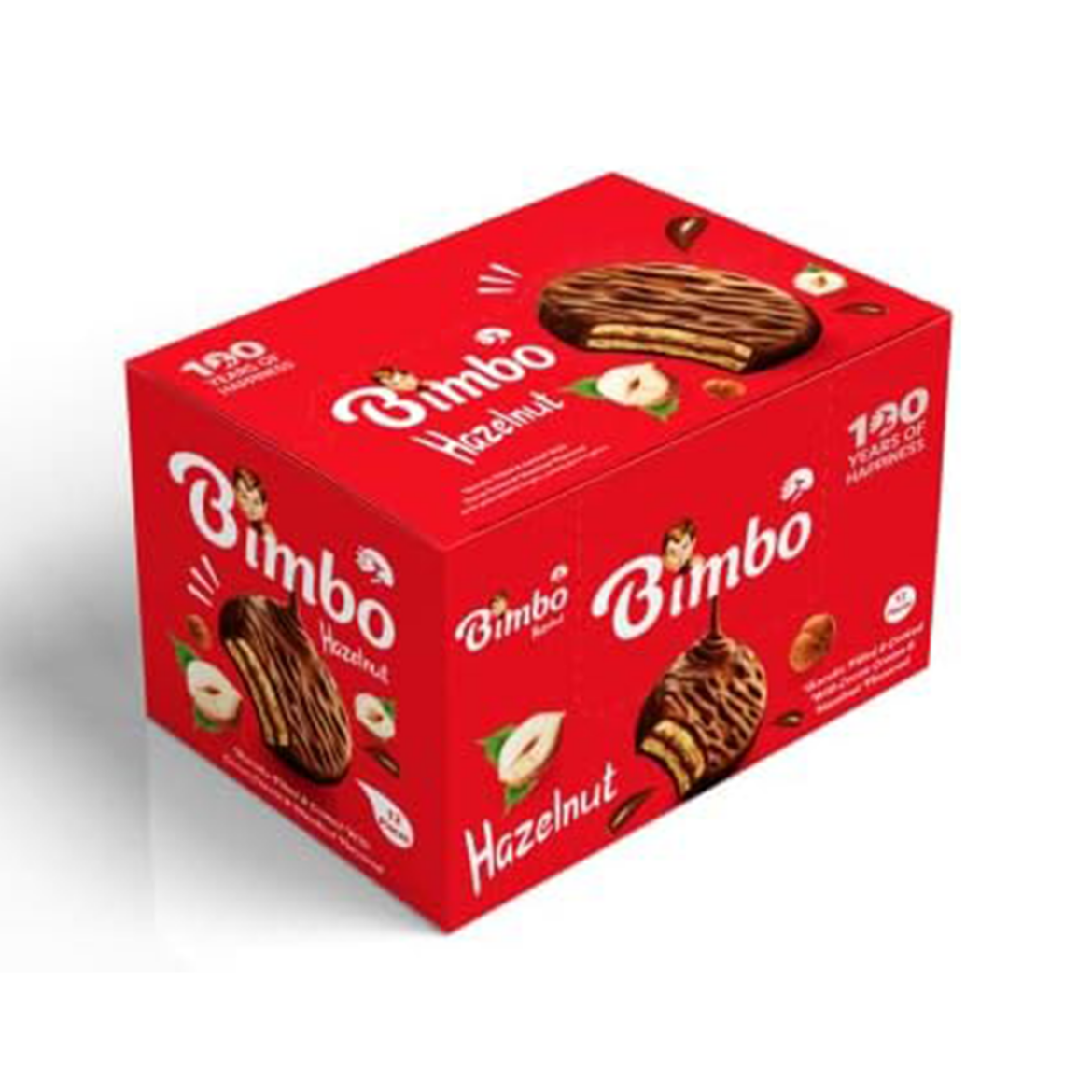 Picture of Bimbo Chocolate Hazelnut Biscuits Large (12 pieces)