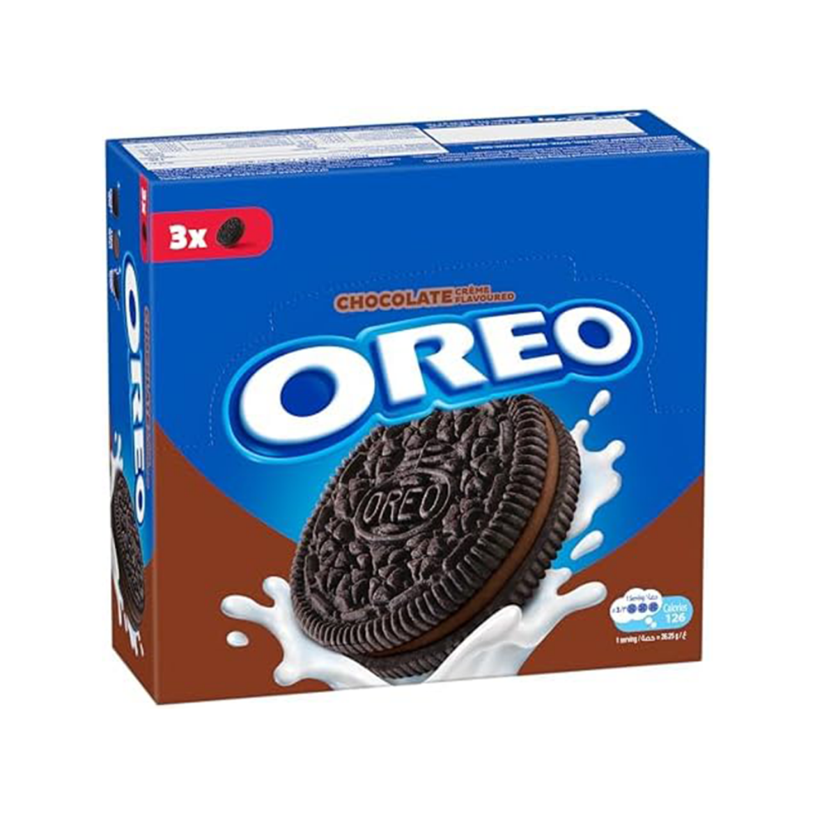 صورة اوريو بسكويت بكريمه الشيكولاته 26.25جم (ع*12)