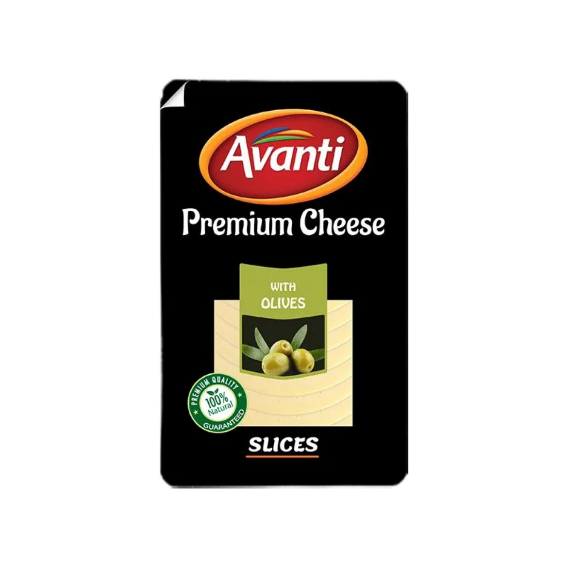 Picture of Avanti Cheddar Cheese with Olives 150g