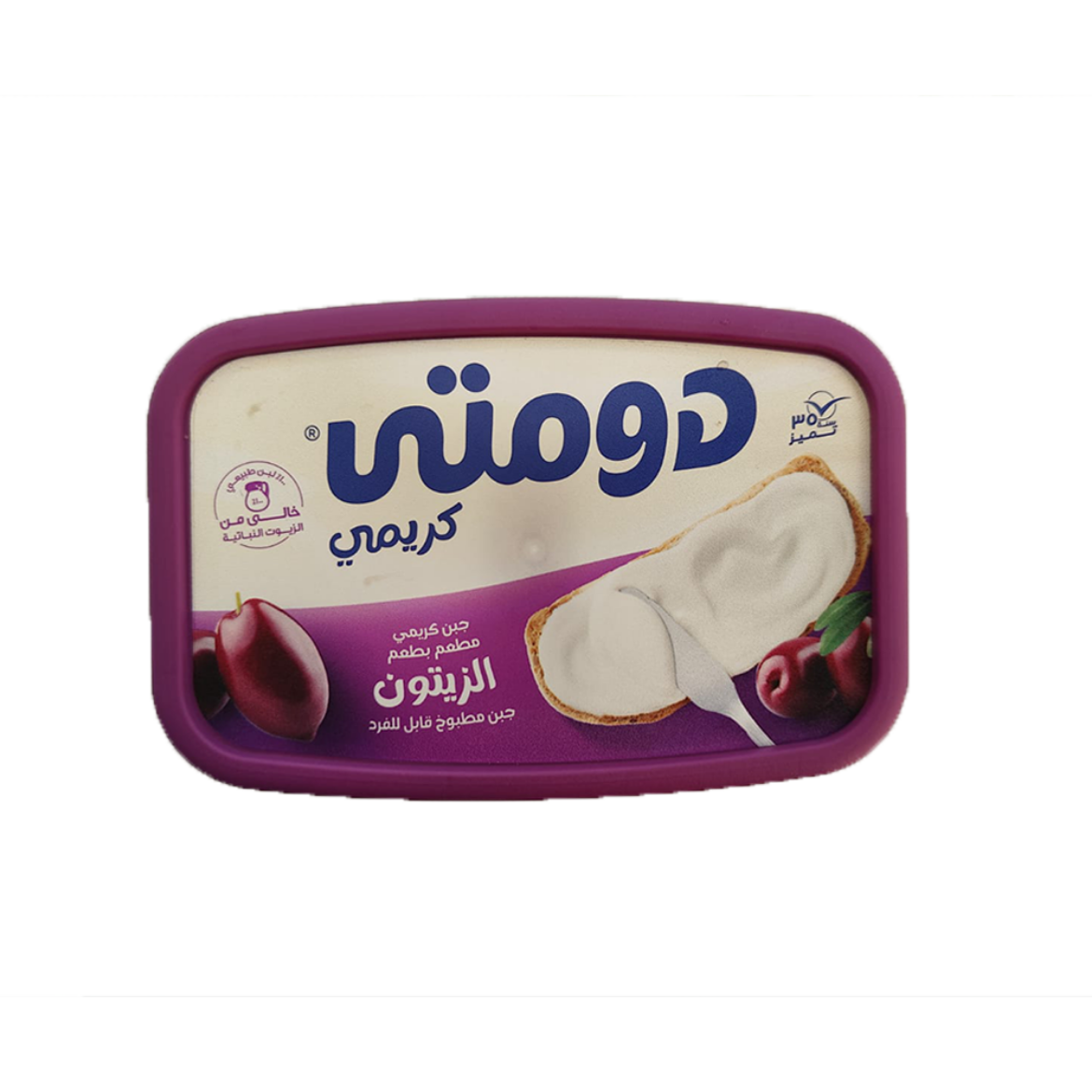 Picture of Domty  Cheese cream  with olives,   220 g