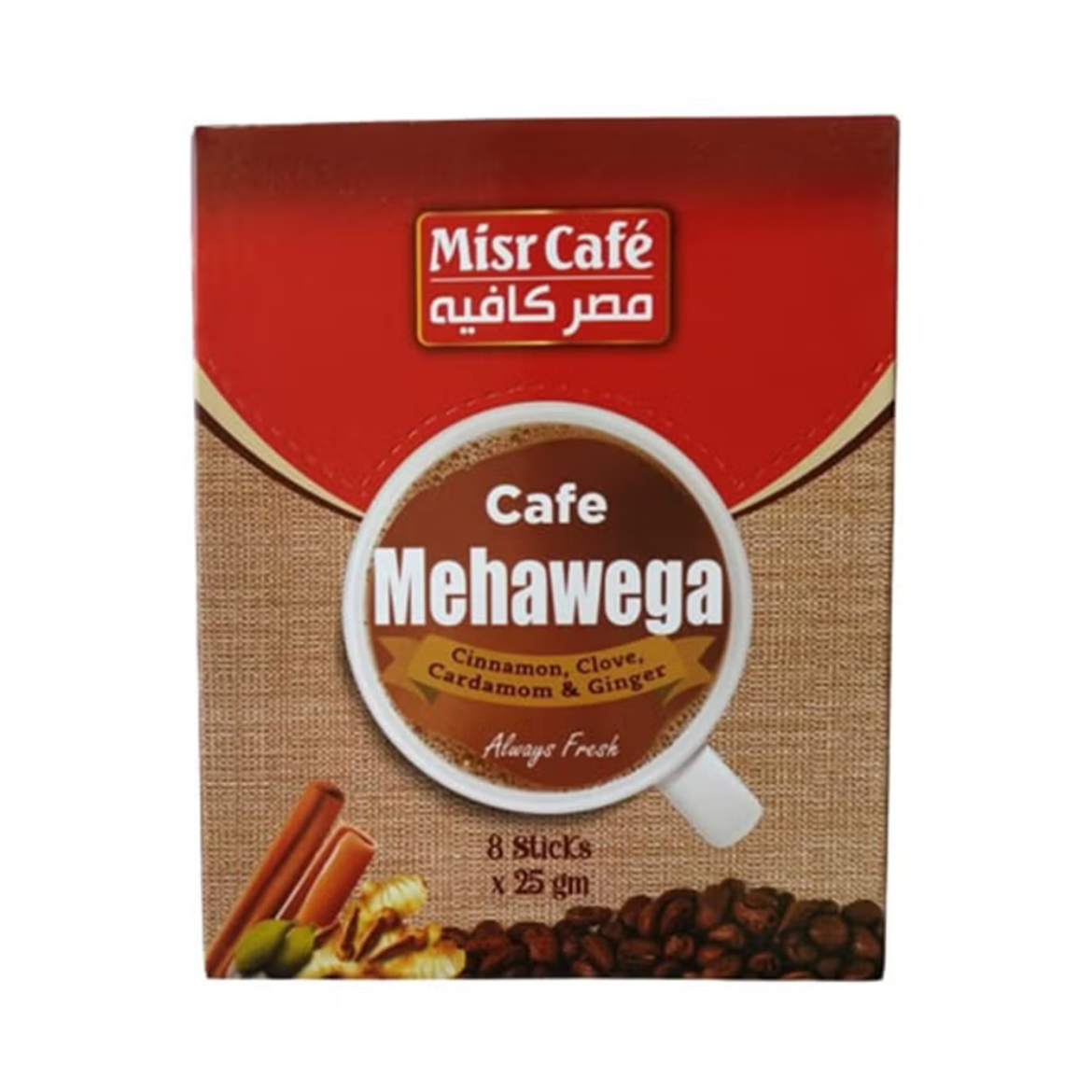Picture of Misr Cafe Ben Mohaug 25g Sachet (8 x 8)