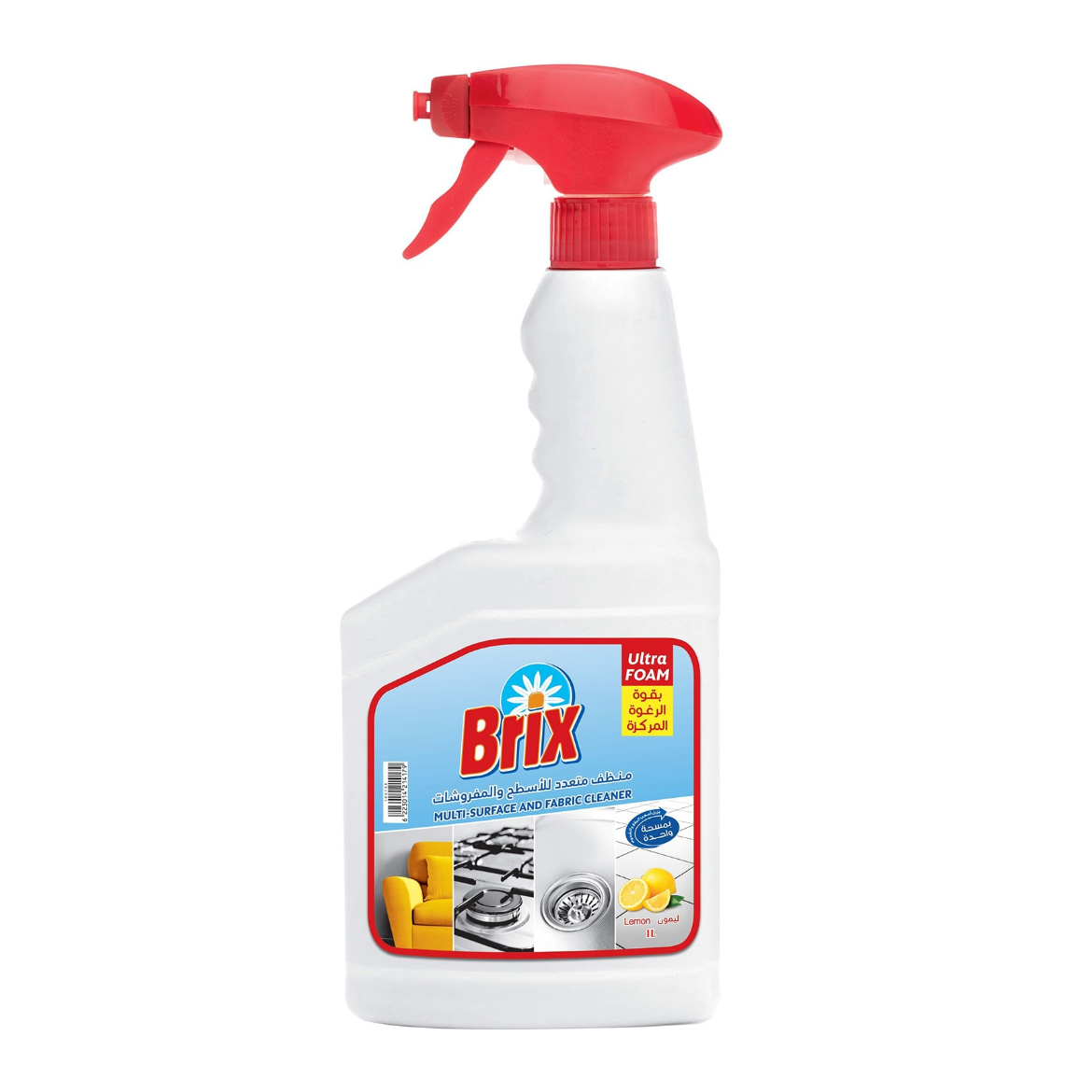 Picture of Brix Multi-surface and upholstery cleaner with lemon 1L
