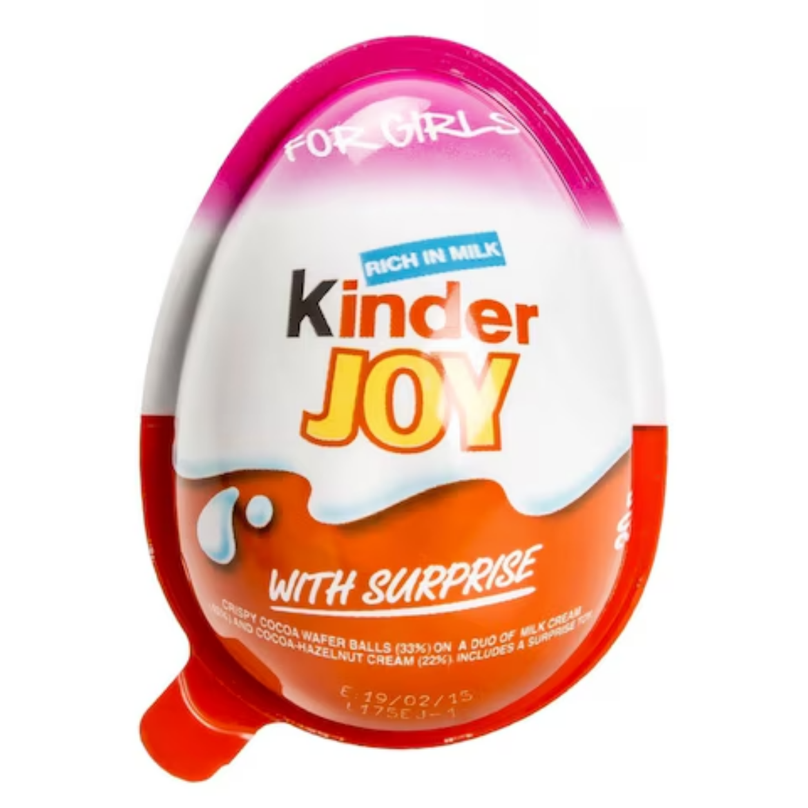 Picture of Kinder Joy Chocolate for Girls 20g
