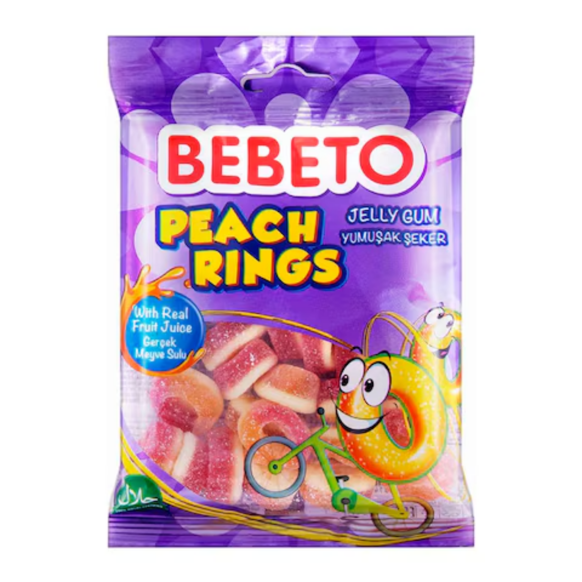 Picture of Bebeto Jelly Peach Flavor 80g