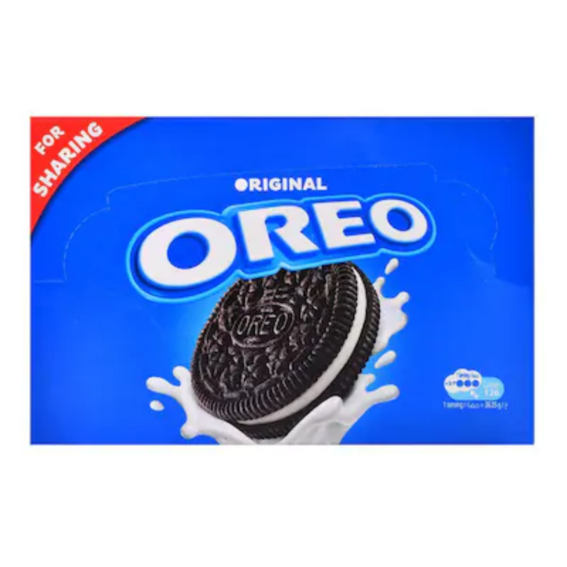 صورة اوريو بسكويت بالكاكاو والفانيليا عائلى 122.5جم (ع×6)