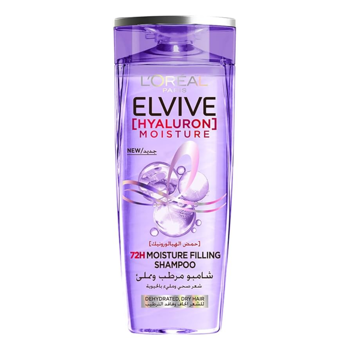 Picture of Elvive Hyaluron Moisturizing Shampoo 400ml (Save 32g)