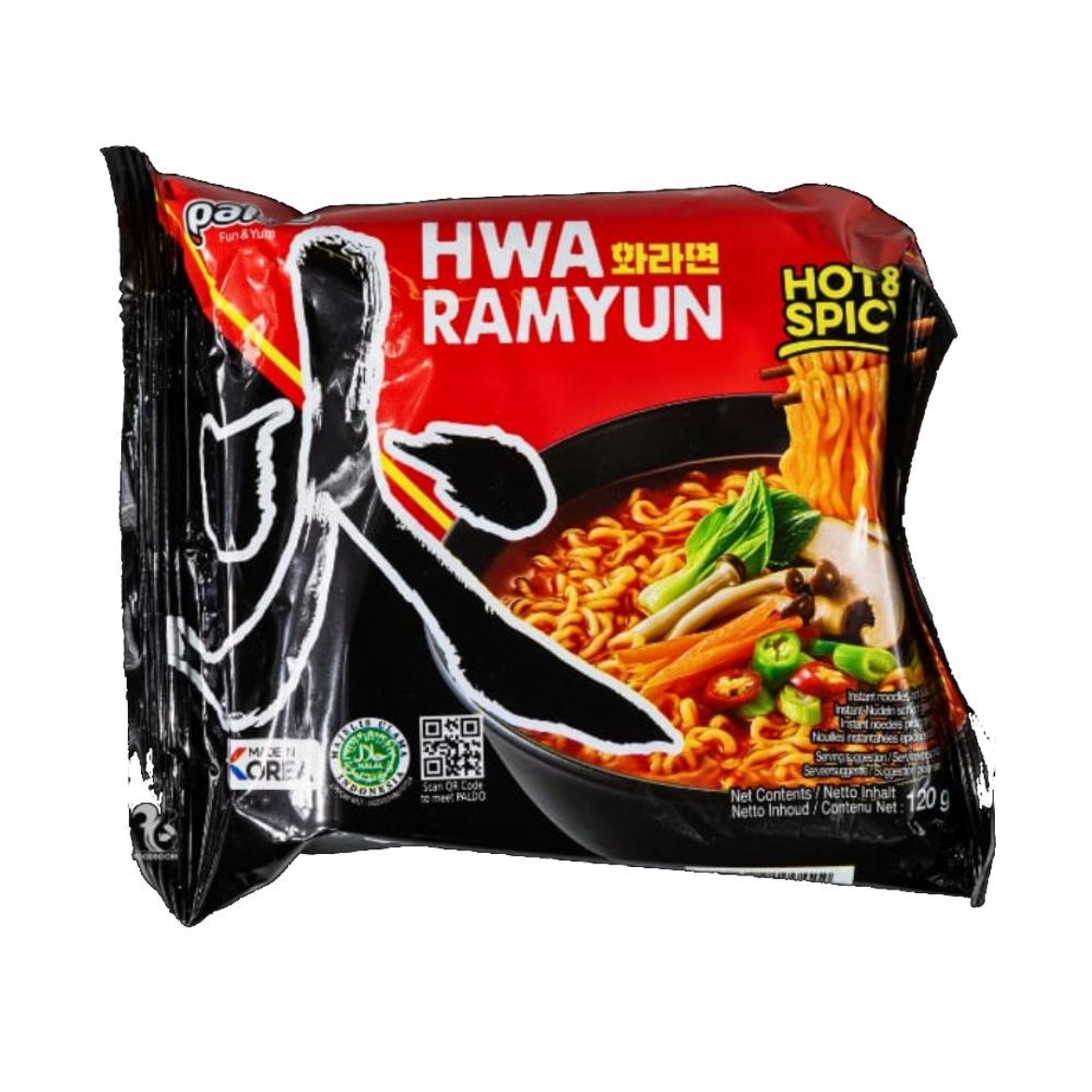 Picture of Baldo Korean Hwa Ramyun Hot & Spicy Noodles 120g