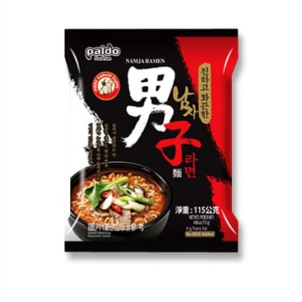 Picture of Baldo Korean Ramyun Namja Hot Garlic Noodles 115g