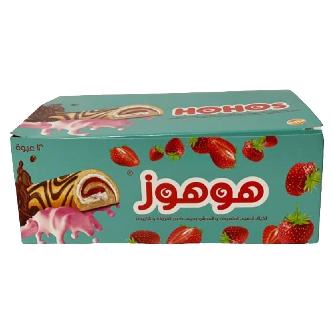 Picture of HoHos Unfrosted Strawberry & Cream King Size Cake 1pc (12)