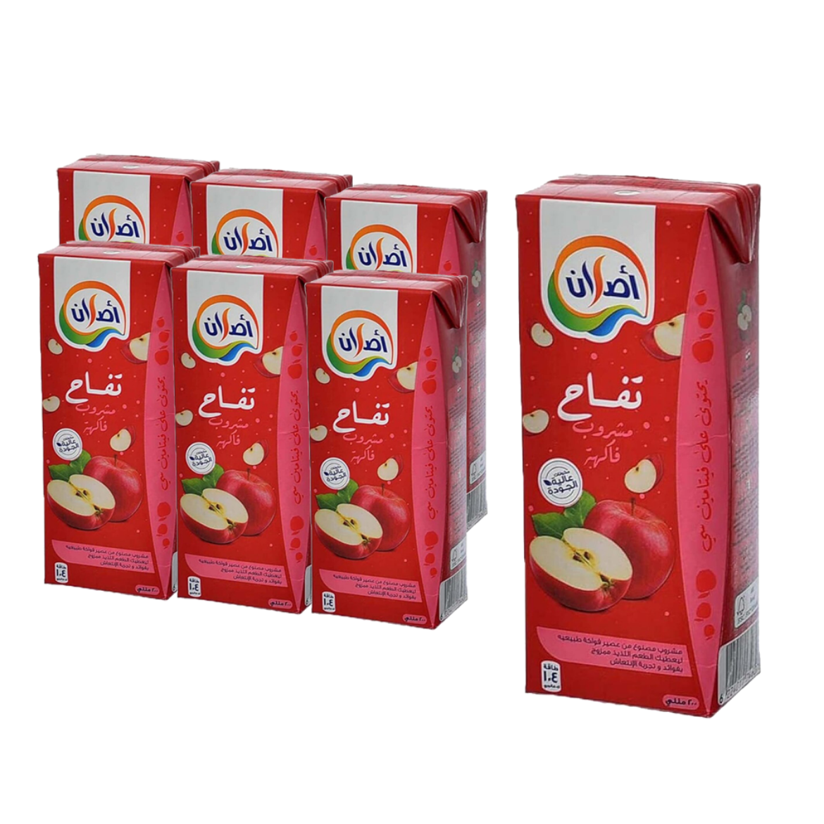 Picture of Aslan Apple Juice 200 ml (carton × 27 pcs)