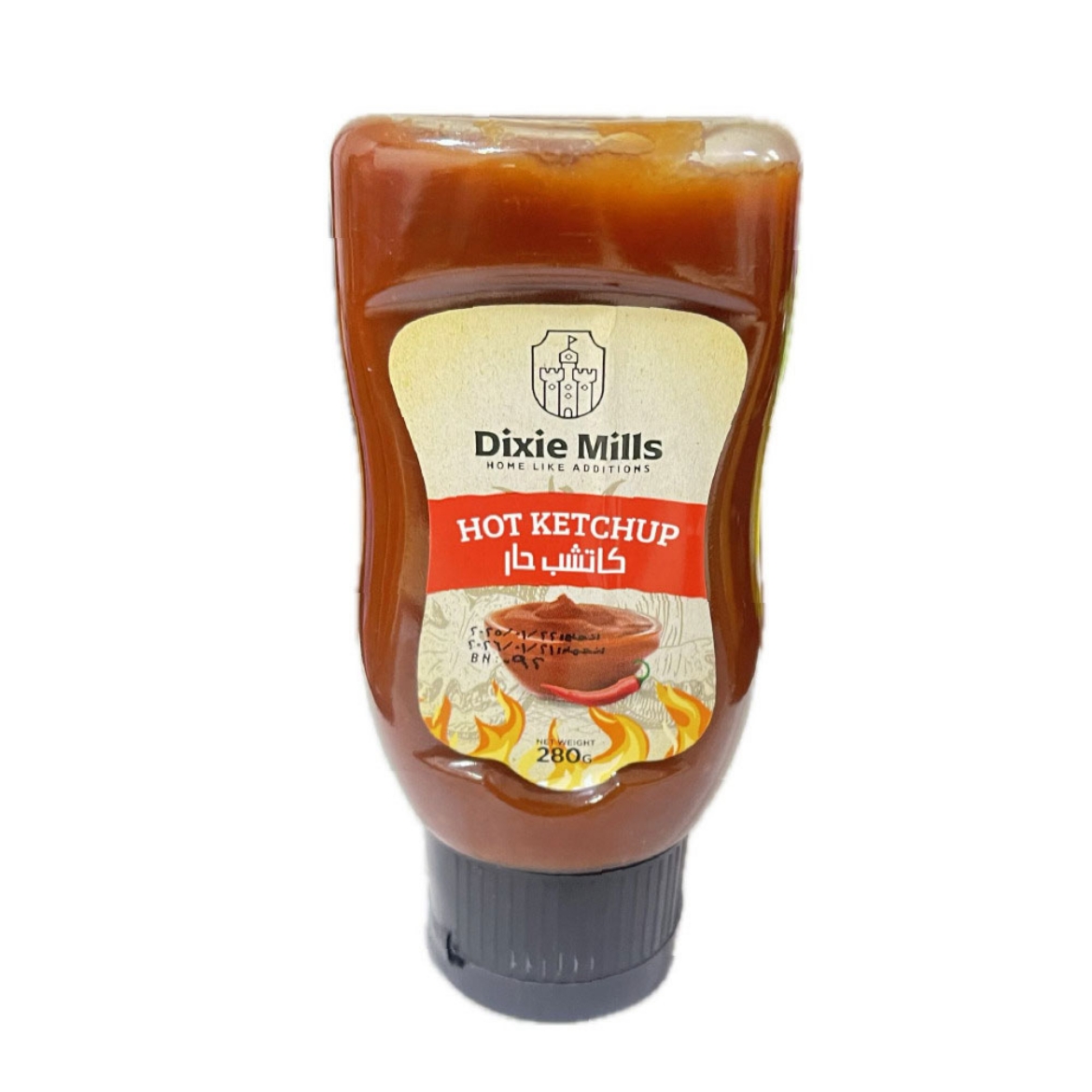 Picture of Dixie Mills Hot Ketchup 280g