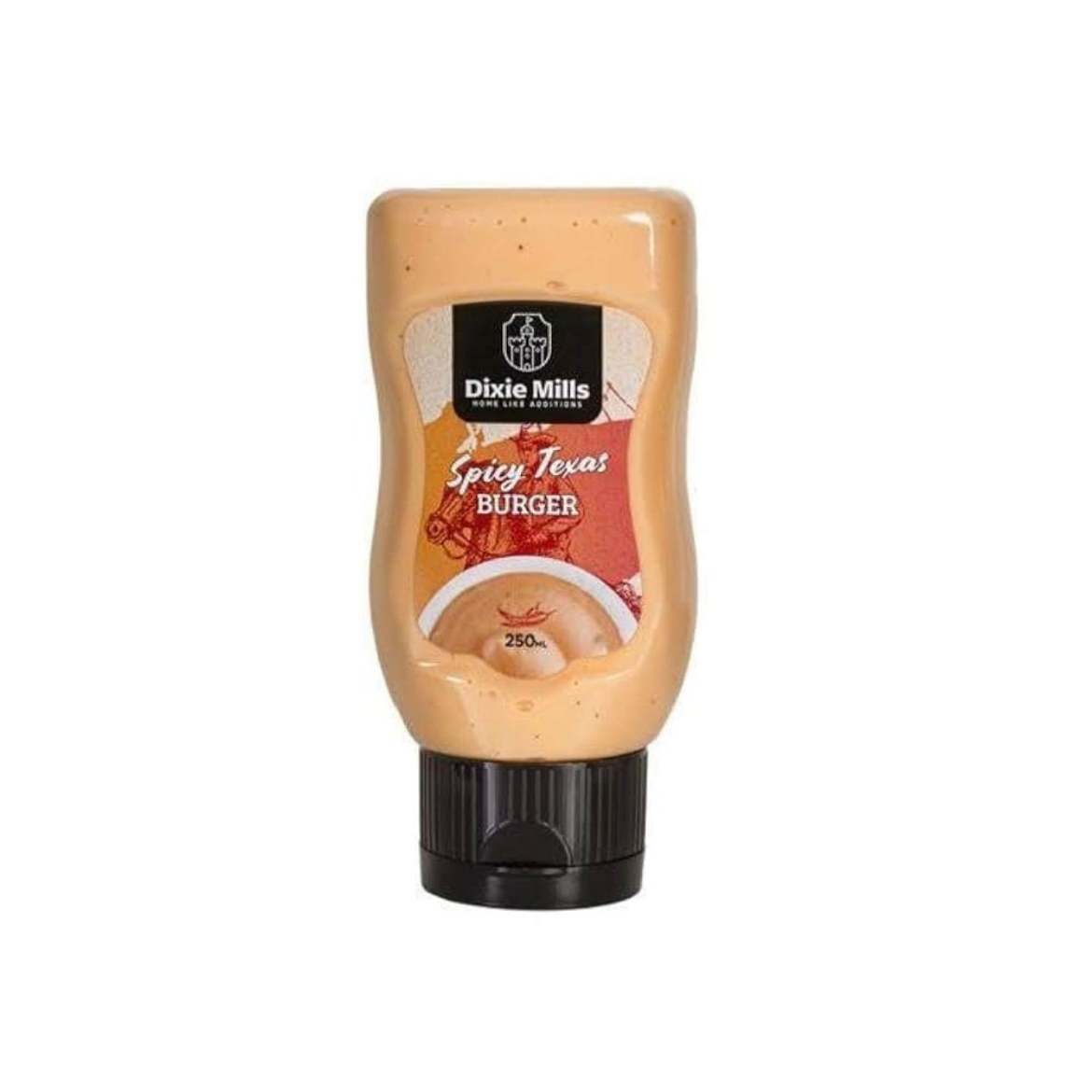 Picture of Dixie Mills Texas Burger Hot Sauce 250ml