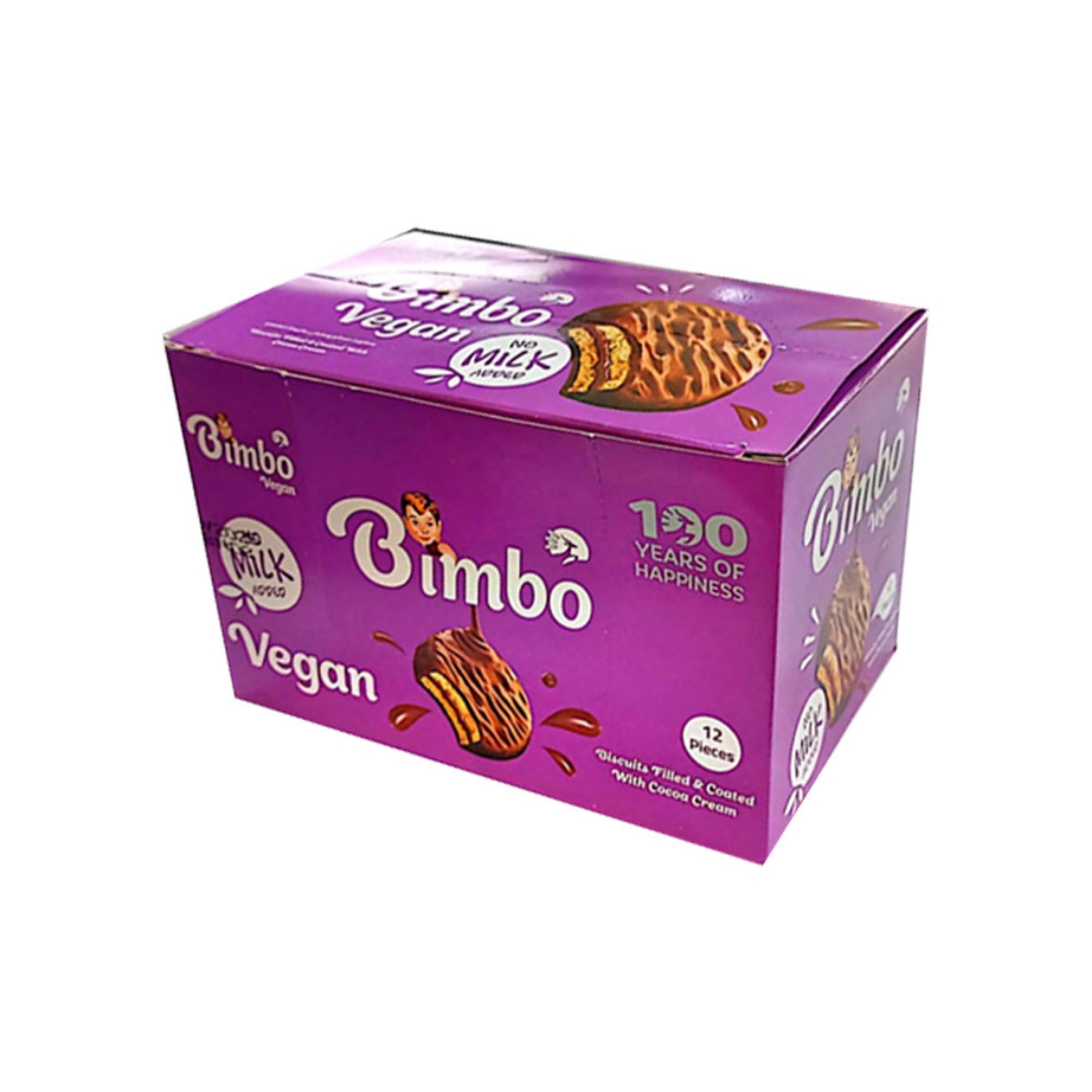 Picture of Bimbo Vegan Biscuits with Cocoa Cream (12 pieces)
