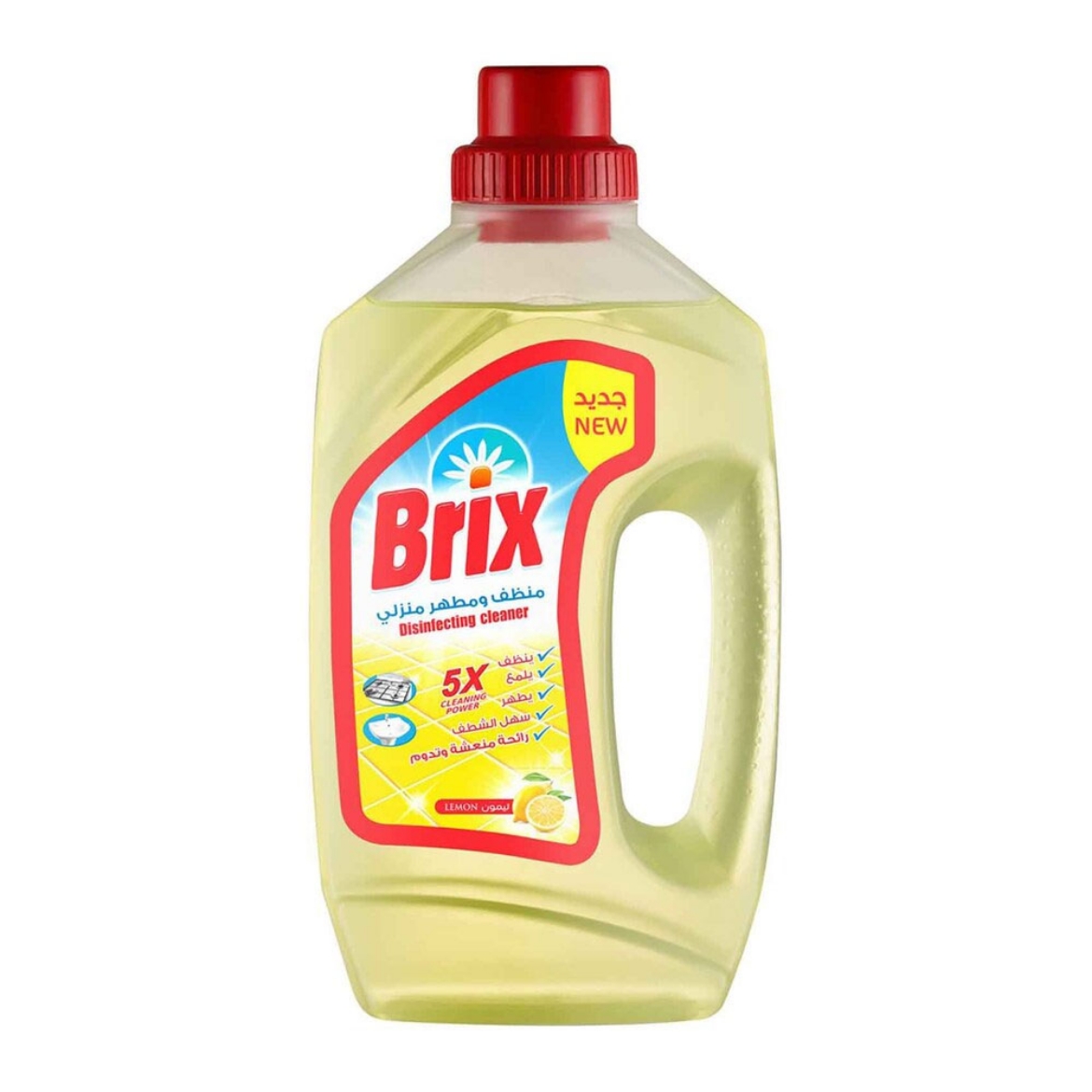 Picture of Brix Household Cleaner and Disinfectant Lemon 730 ml