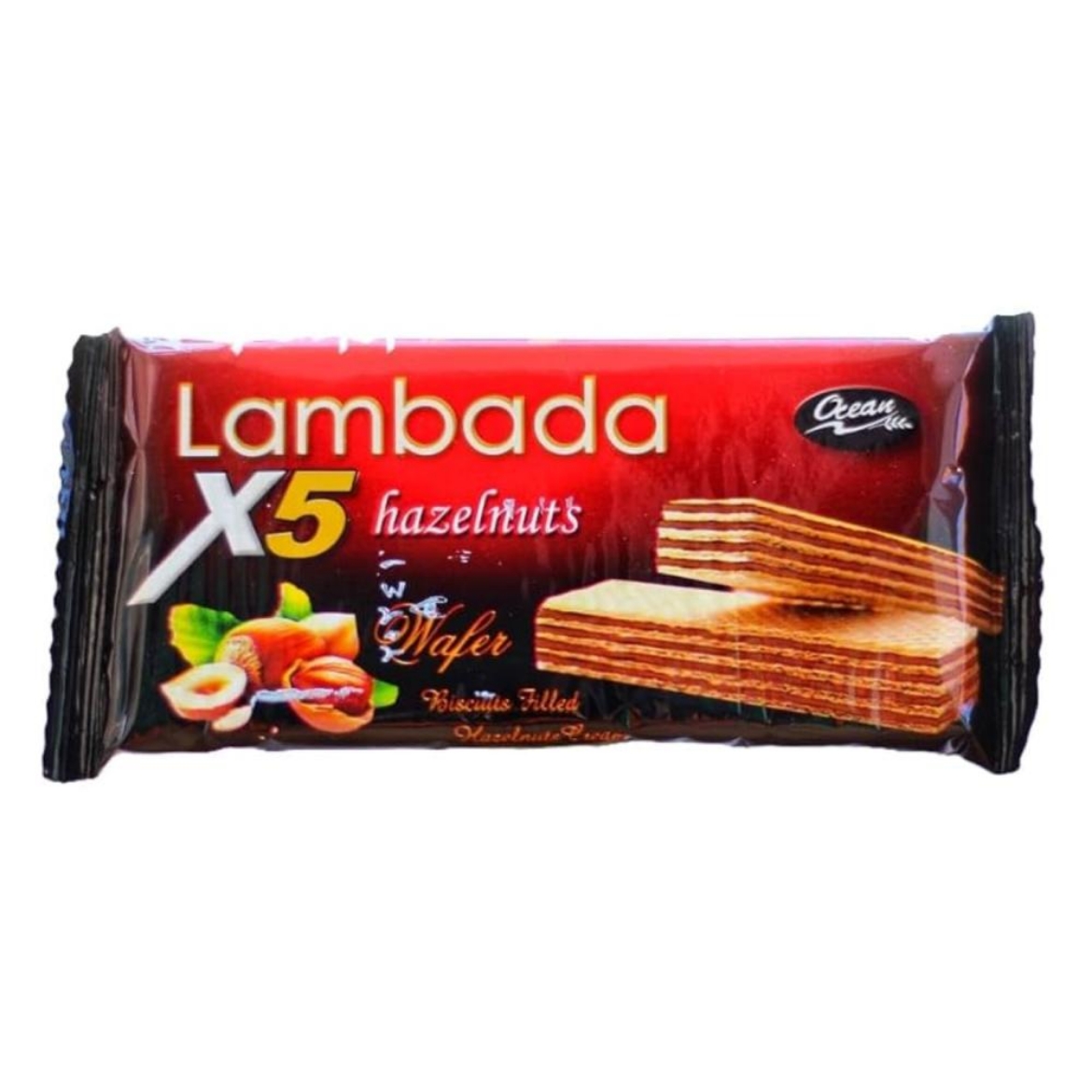 Picture of Lambada Wafer Biscuits X5 with Hazelnut Cream 4 Pcs
