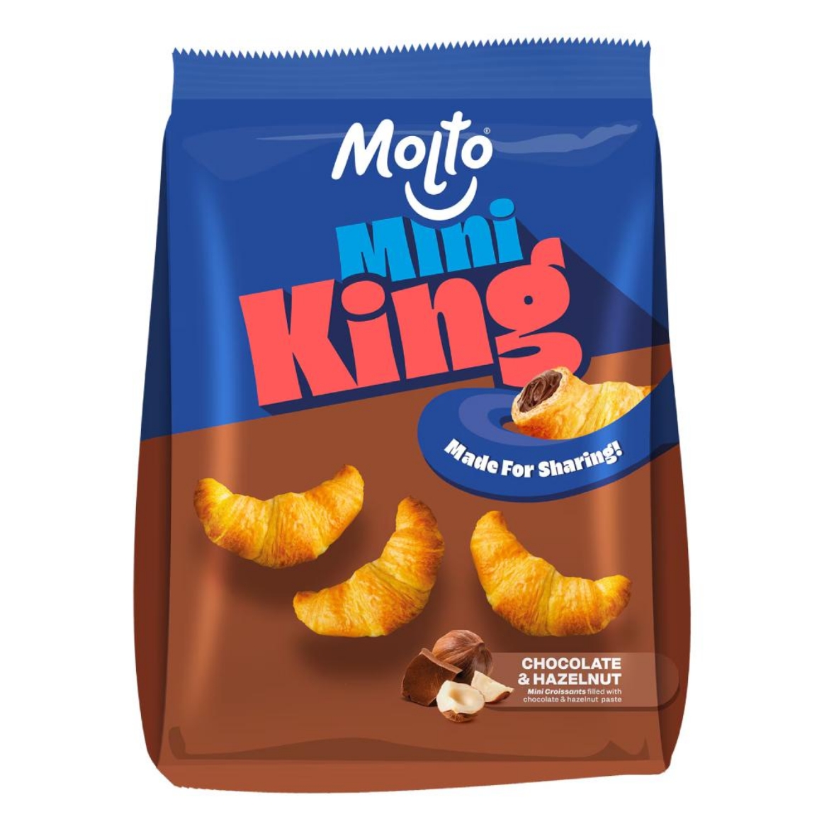 Picture of Molto Mini Chocolate and Hazelnut King 136g