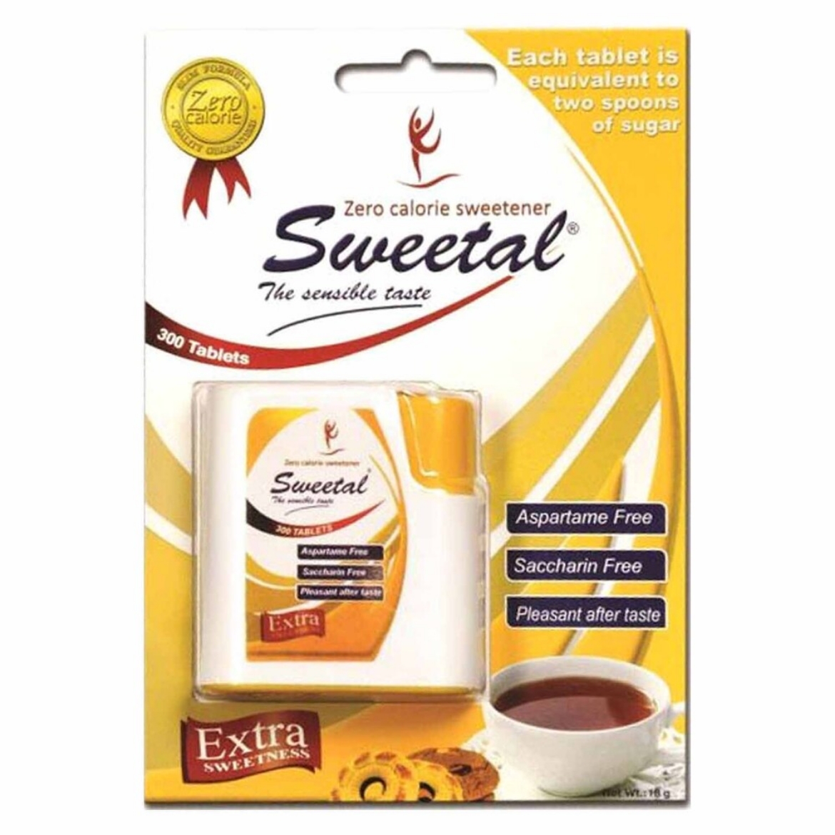 Picture of Sweetal Diet Sugar 300 Tablets