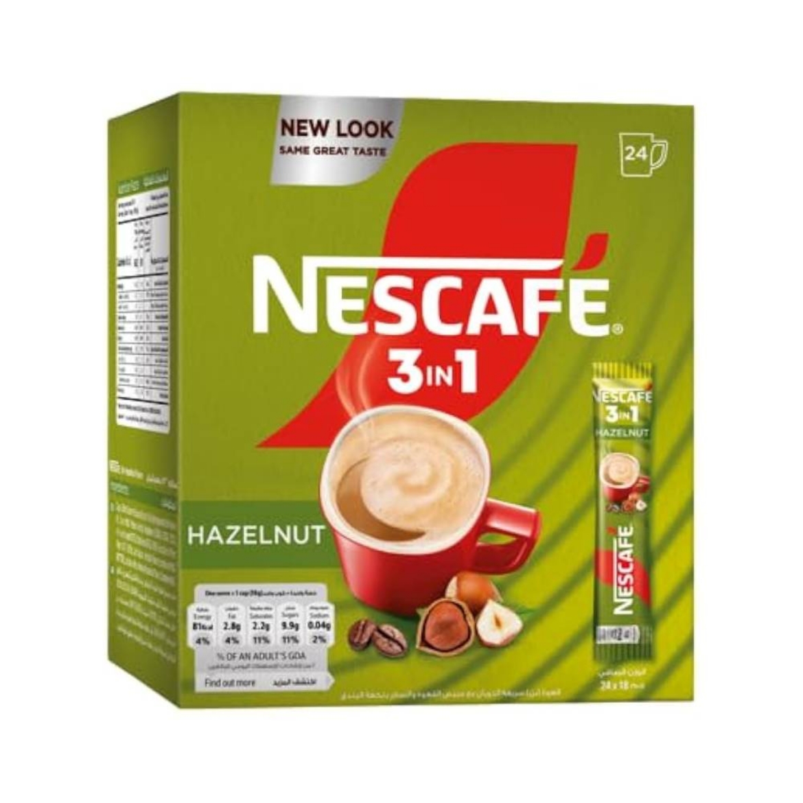 Picture of Nescafe Hazelnut 3x1 18g (24 pieces)