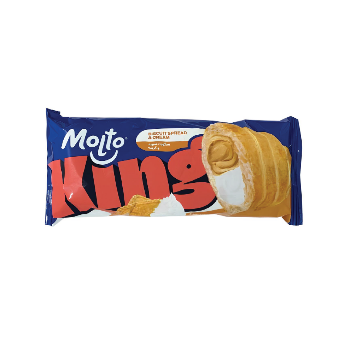 Picture of Molto King Croissant Filled with Bread Biscuits and Cream 100g