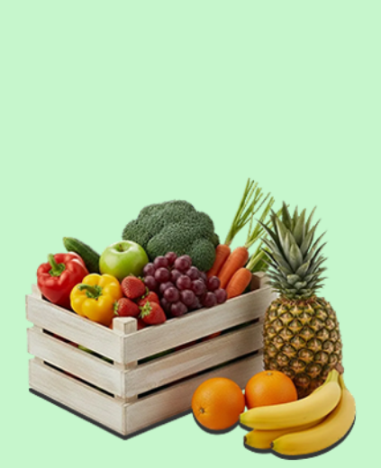 صورة لقسم الفاكهة والخضروات