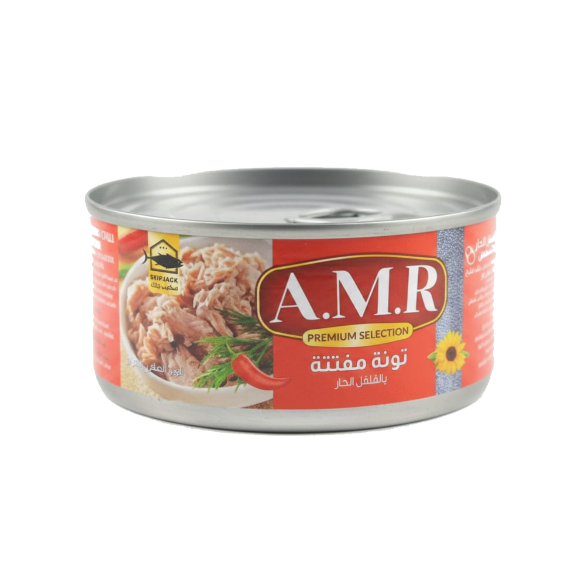 صورة ايه ام ار تونة مفتته حار فى زيت عباد الشمس 140 جم
