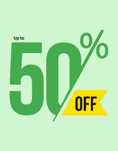 صورة لقسم خصم 50% حتى نفاذ الكمية