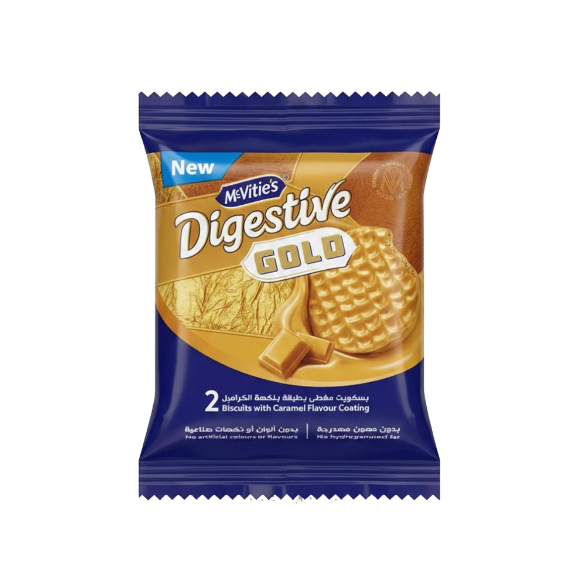 صورة مكفتيز دايجستف بسكويت جولد بالكراميل 18 جم