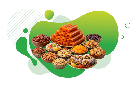 صورة لقسم مكسرات وياميش