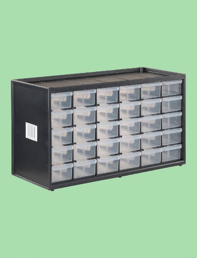 صورة لقسم أدوات التخزين والتنظيم