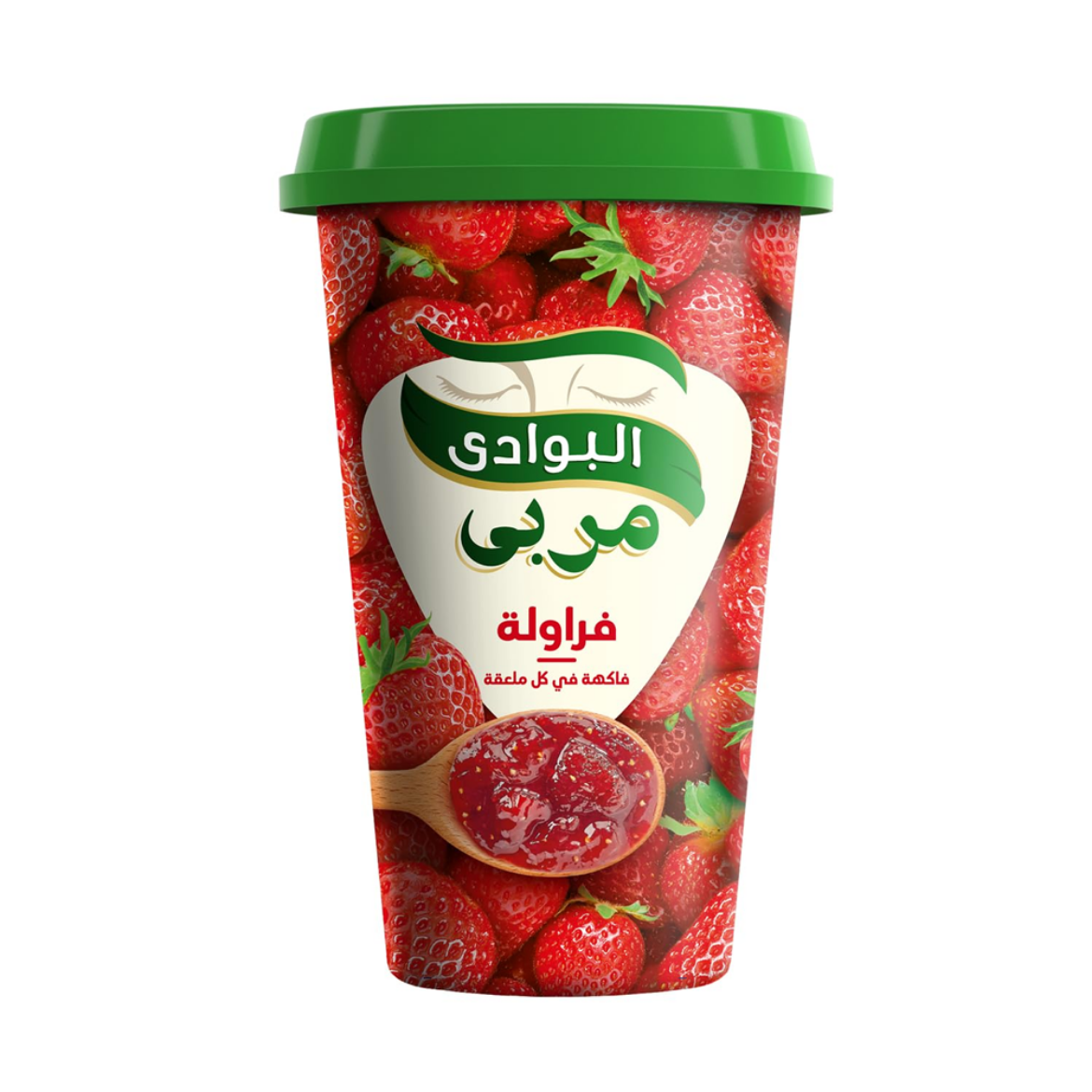 صورة البوادى مربى فراولة بلاستيك 365جم