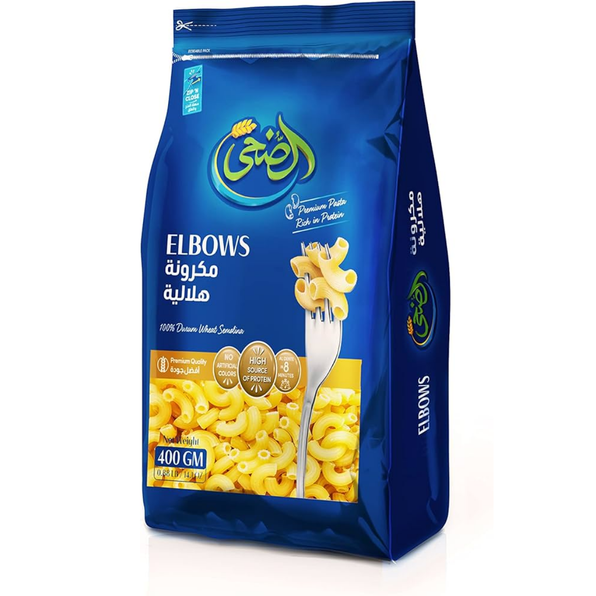 صورة الضحى مكرونة هلالية 400جم