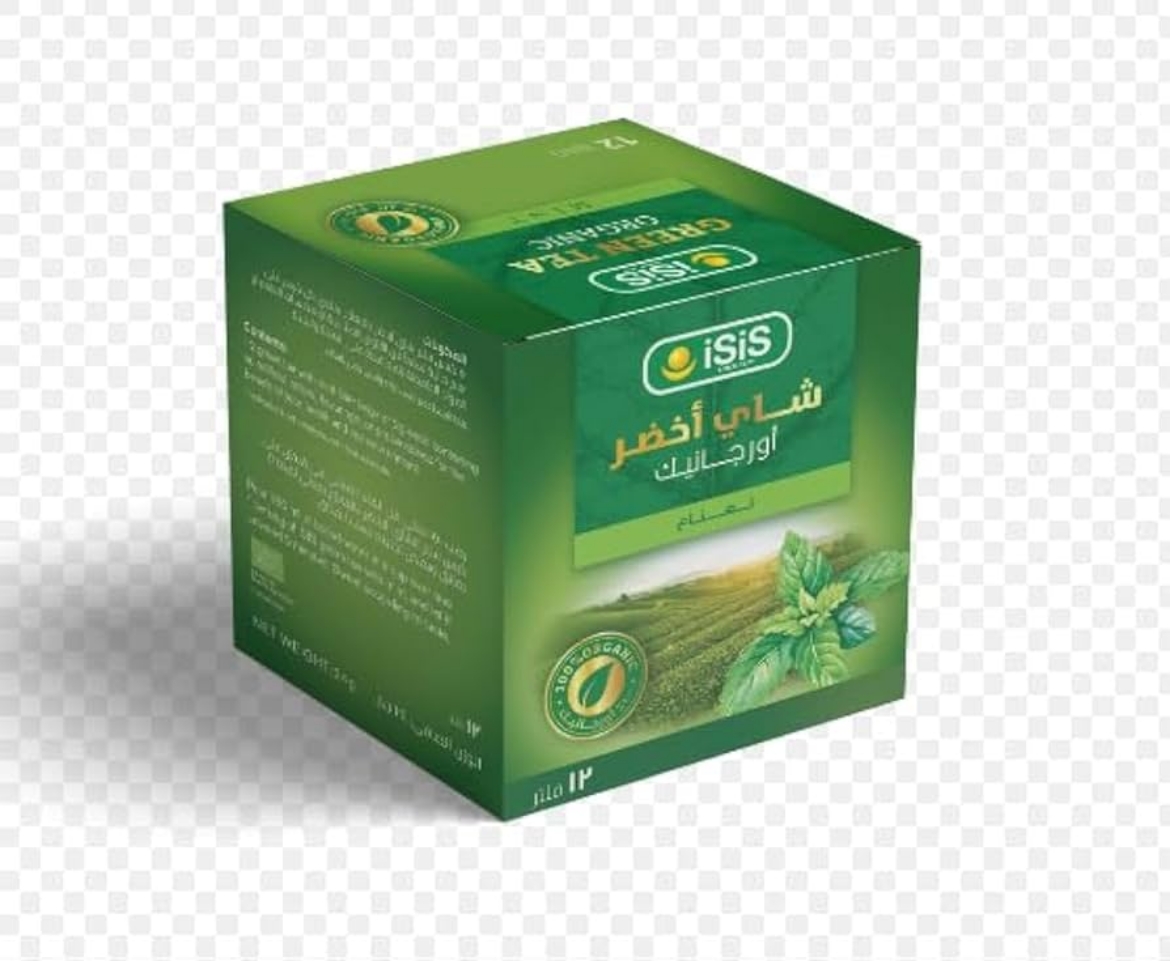 صورة ايزيس شاى اخضر نعناع 12كيس